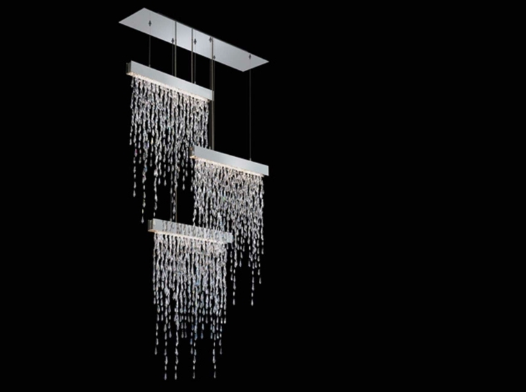 illuminazione del soffitto a cascata di ghiacciolo