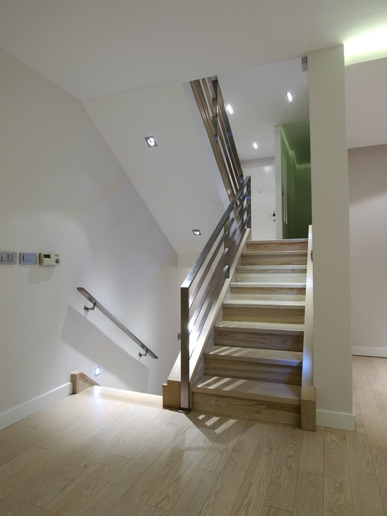 modern lépcsőház belső dekoráció