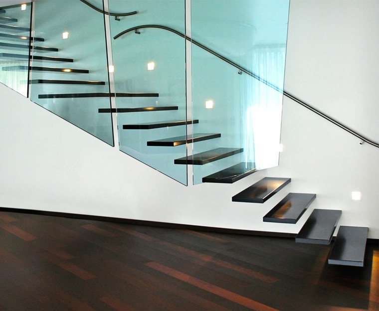 modern design fa lépcső