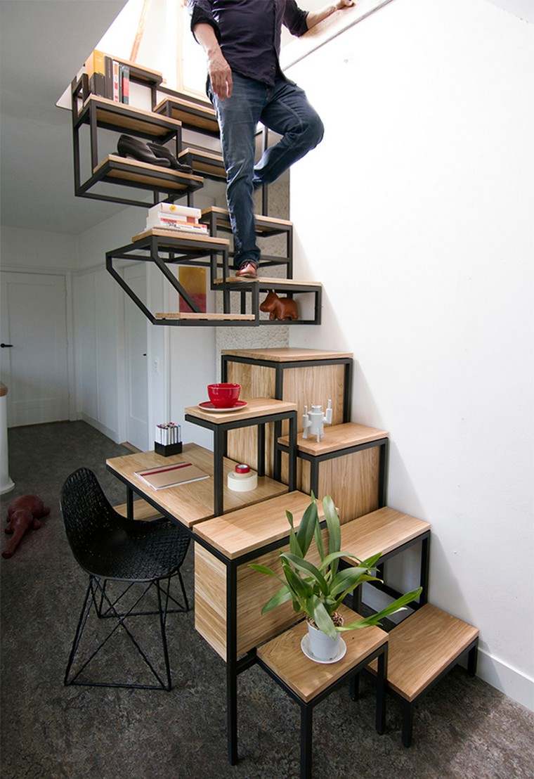 drveno stubište moderno idejno rješenje unutarnje stubište ideja