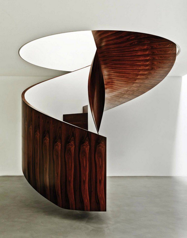 fa lépcső modern belsőépítészet lakás belső lépcsőház ötlet