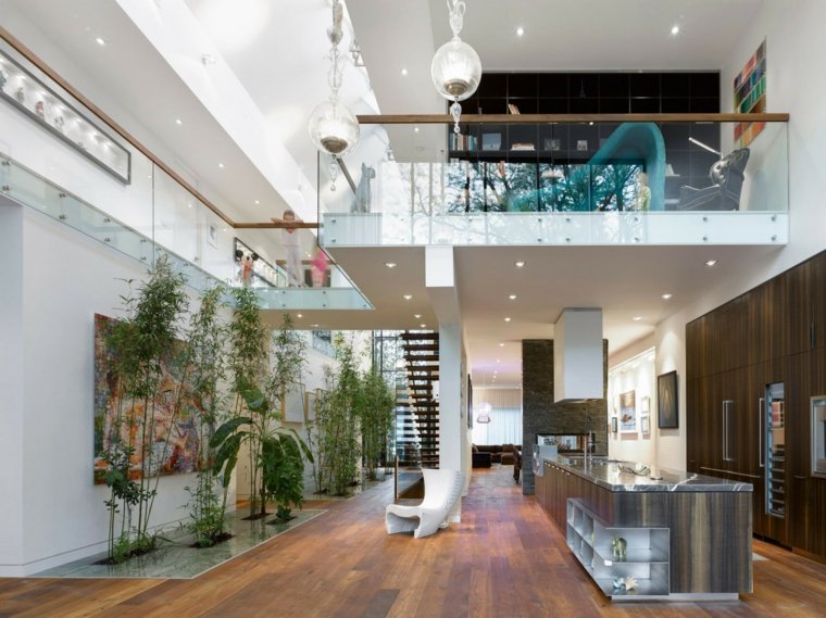 belső lépcsőház modern design