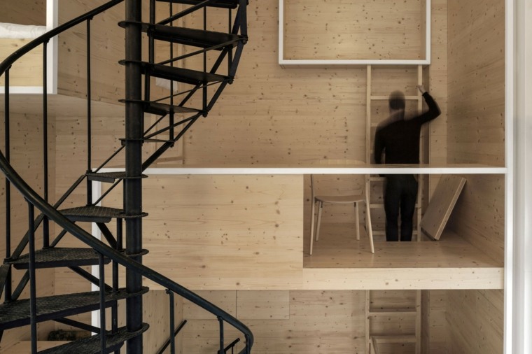 modern design colimacon lépcső