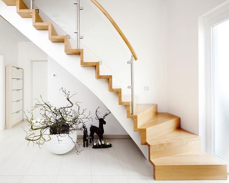 moderne kuće unutarnje stubište moderne drvene ideje dizajna stubišta.