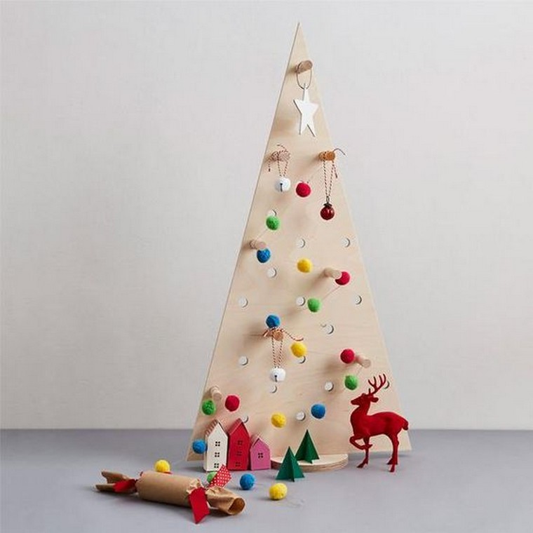 クリスマスツリー-アイデア-代替-木材