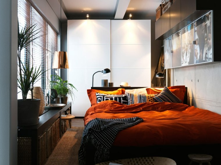 ideja uređenja male spavaće sobe dobro urediti studio