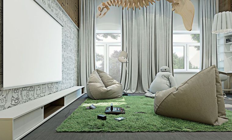 Home deco design karosszék körte pouf nappali