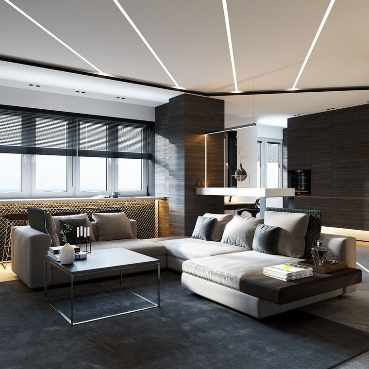 álmennyezet-modern-design-nappali-kanapé-belső