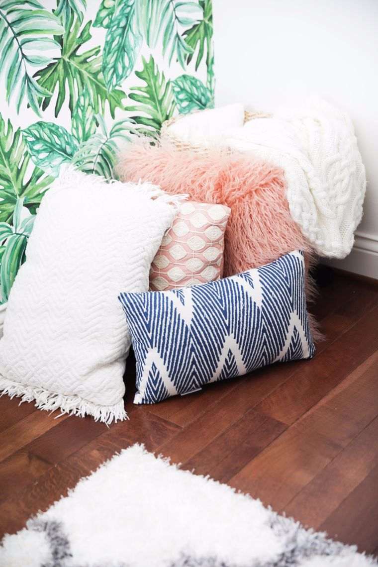 dekoratyvinės pagalvėlės idėja