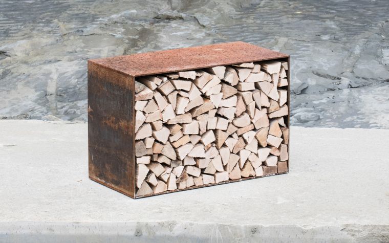 medienos sandėliavimas-lauko baldai-plieno dizainas