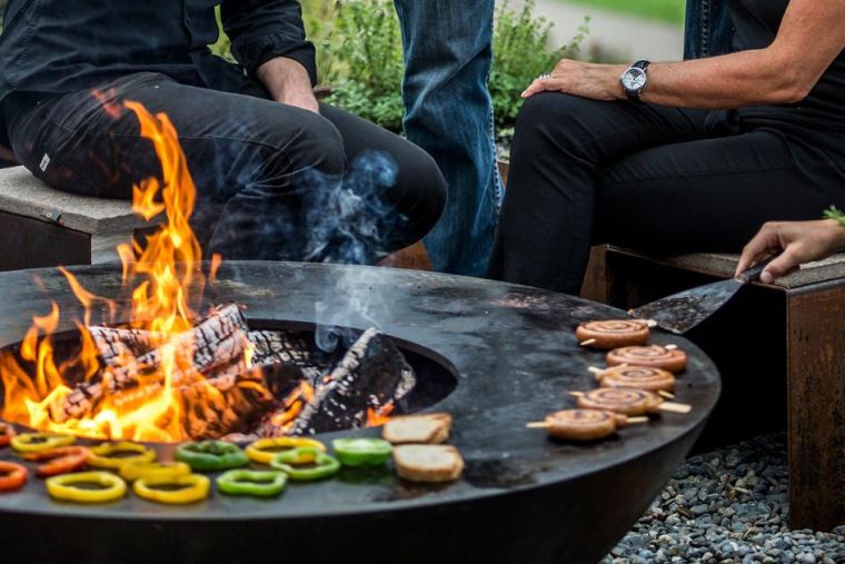 barbecue-grill-kerek-modern-külső-design