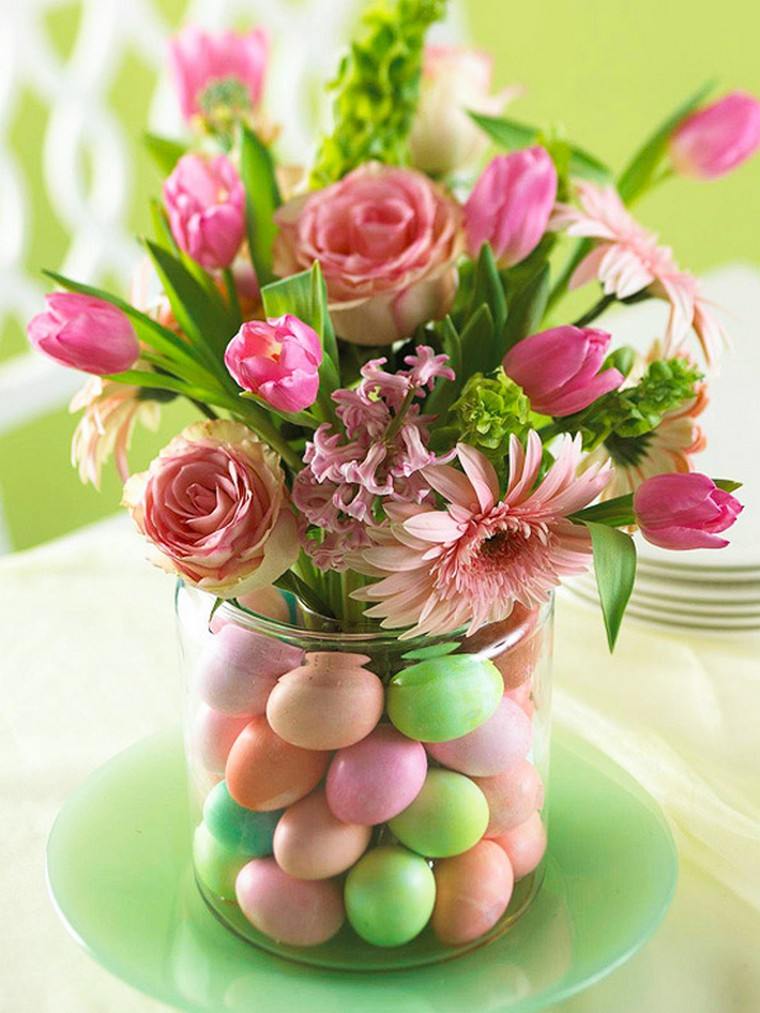 Decorazione pasquale bouquet di fiori idea vaso decorare lo spazio