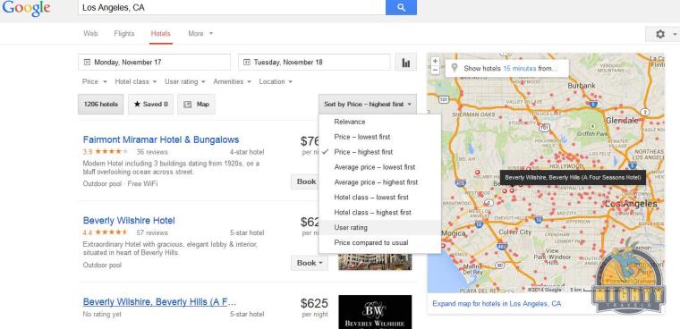 google-hotel-lehetőségek-dátumok