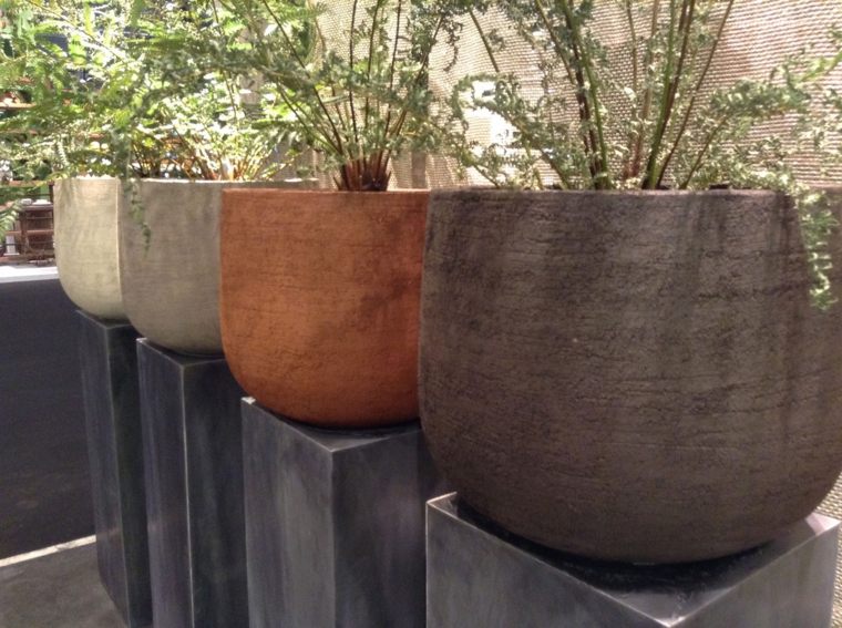 vanjski dizajn sadilice terakota saksija moderna ideja za vanjsko uređenje okoliša