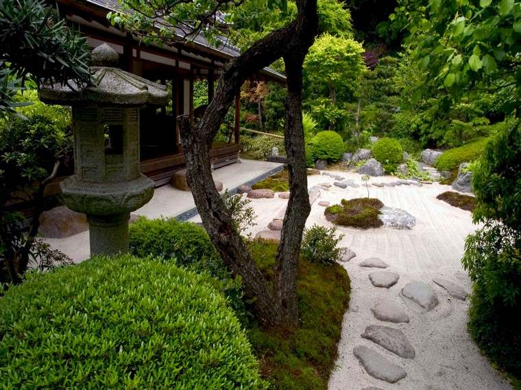 Zen garden idea pietre deco corridoio