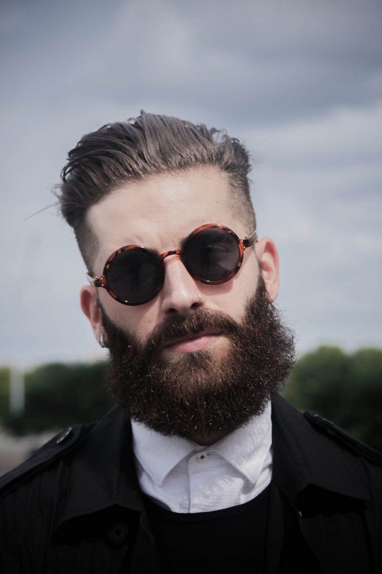 uomo barba look stile idea taglio di capelli