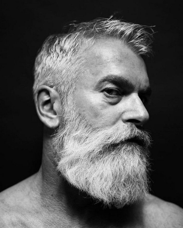 vyro barzdos idėja ilgų barzdos plaukų išvaizda