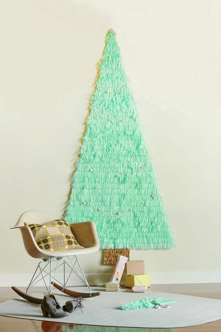 ideja ručne aktivnosti Božićno drvce-ekološki-zidni ukras