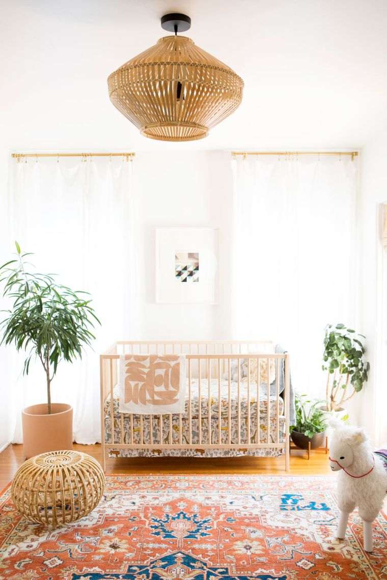 自然な流行の子供の寝室の装飾のアイデア