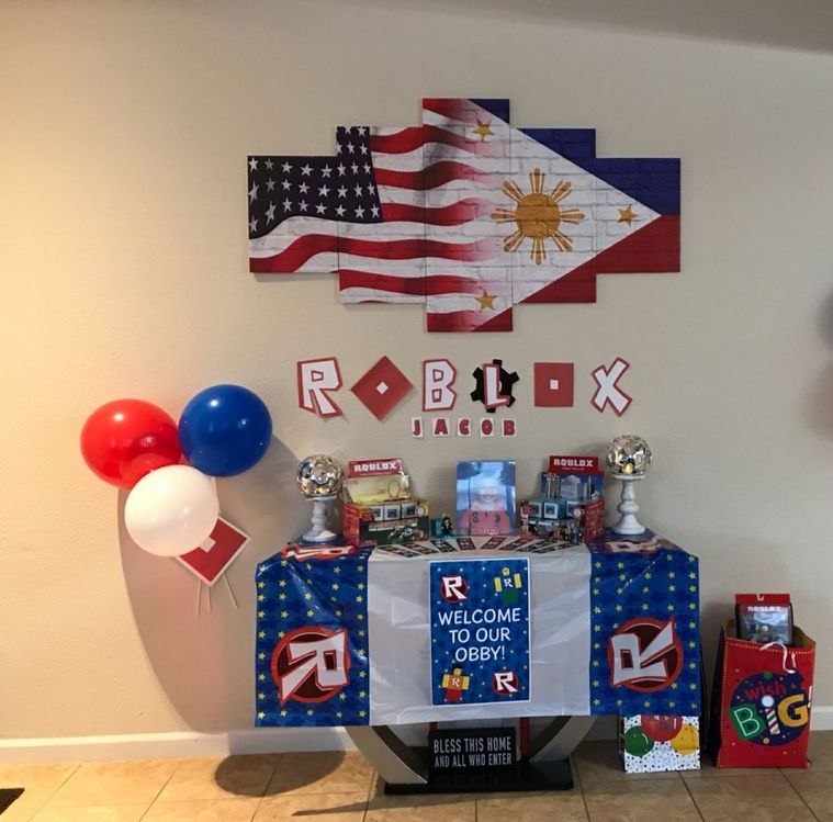 idea di decorazione di compleanno roblox