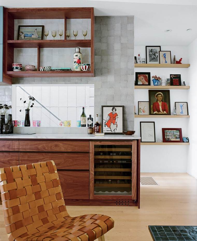Idee per l'arredamento della cucina Cornici per pareti in legno per mobili da cucina