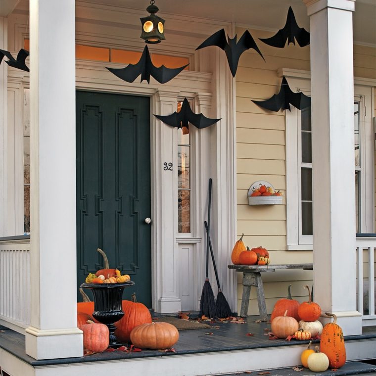 Helovino išorės namų dekoravimo idėjos