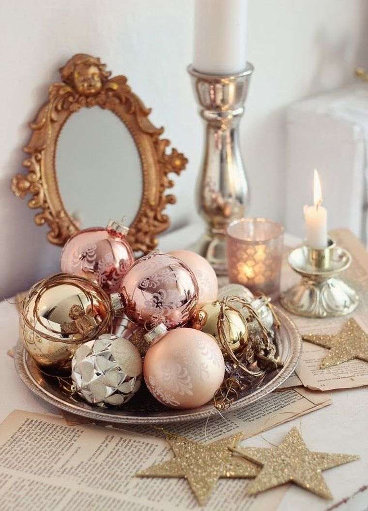 Deco-de-noel-chic-palline-oro-blu-rosa-glitter