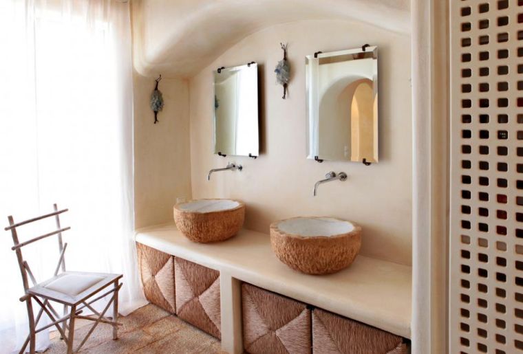 Viduržemio jūros stiliaus deko tualetai