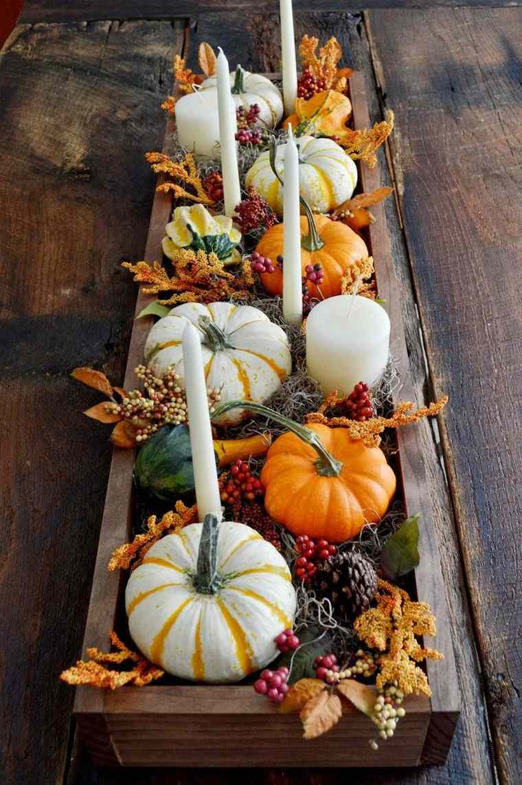 zucche-deco-autunno-centro-tavola-candele