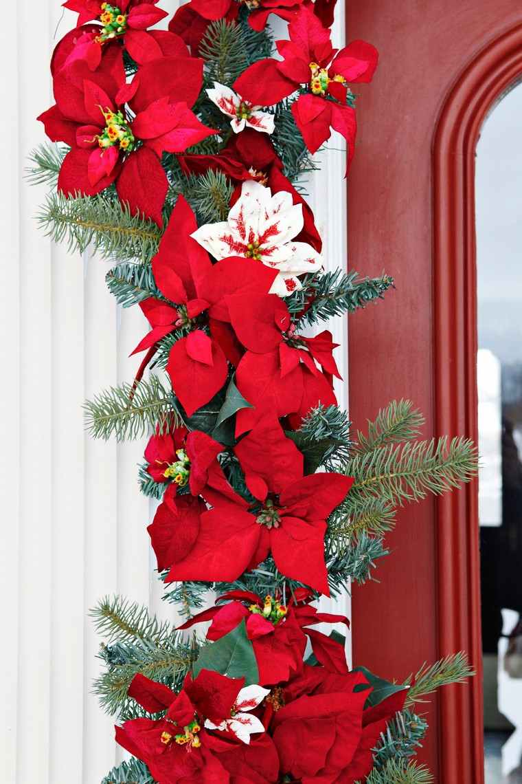 Idee decorazioni natalizie fai da te veranda deco terrazza idee ghirlande natalizie