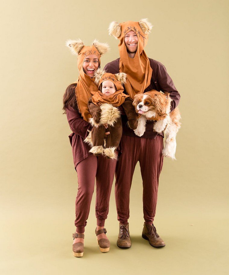 Star Wars Ewoks családi Halloween jelmezötlet