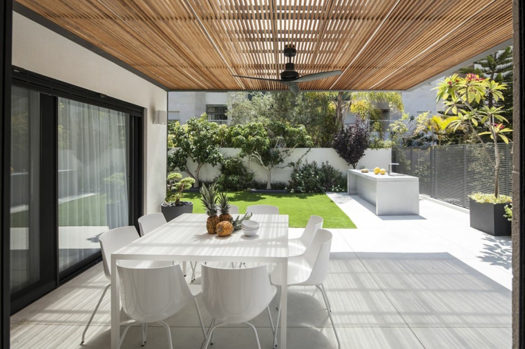 Idee moderne per decorare il patio del giardino