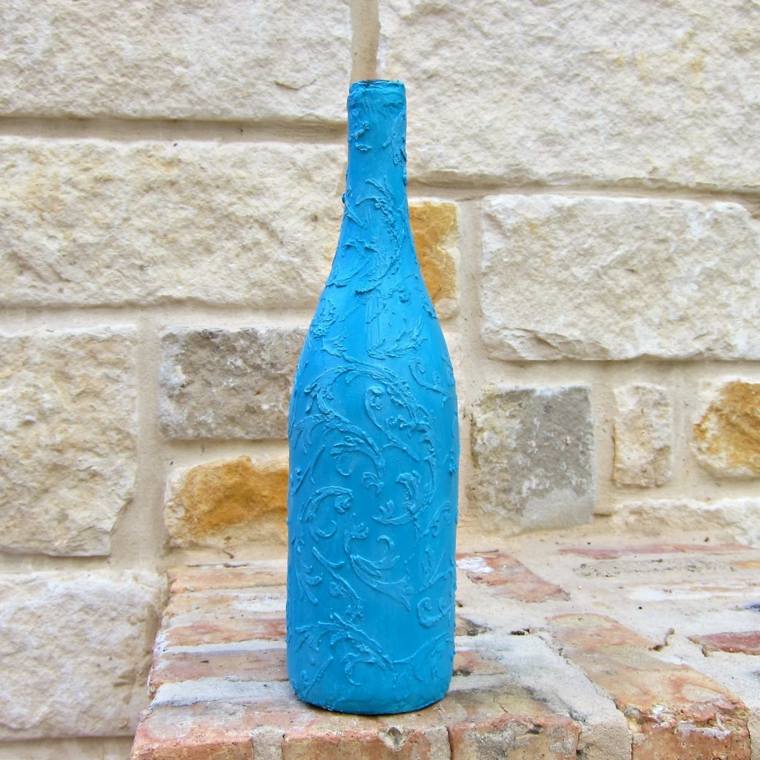 デコアイデアボトルガラス花瓶DIYのリサイクル