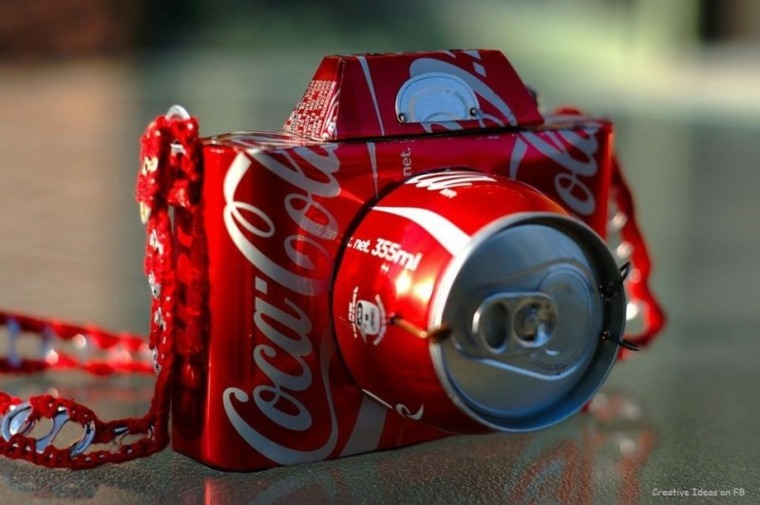 deco idea riciclaggio può coca cola design idea riciclaggio può