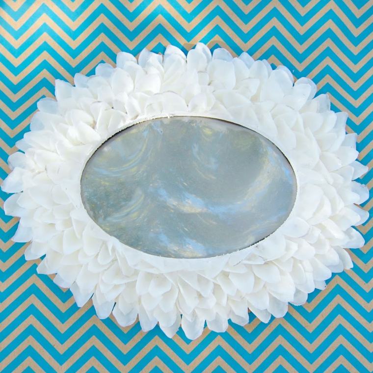 DIY tükör keret DIY tükör keret deco ötlet eredeti brico deco ötlet tapéta