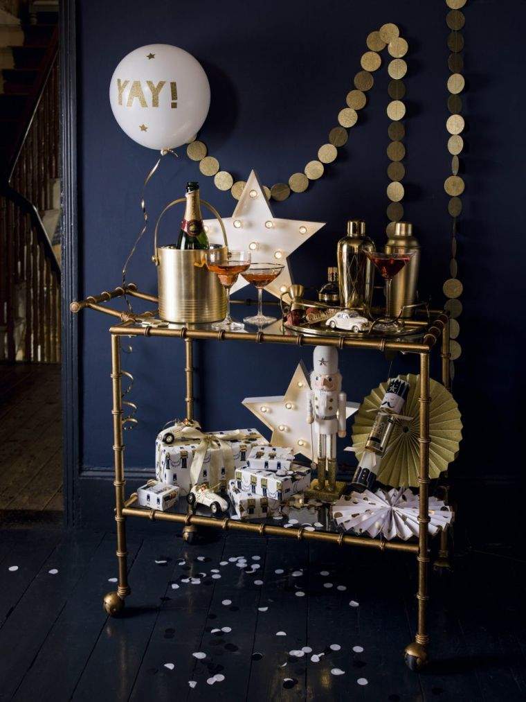 deco-újév-bar-cart-dore-design-ötletek