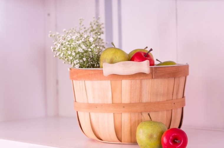 rudens dekoro idėjos su obuoliais