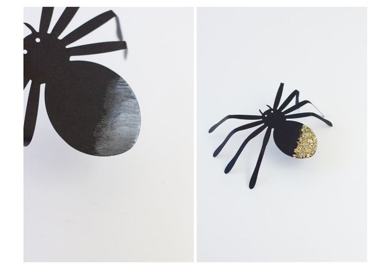 Halloween-dekoravimas-idėja-pasidaryk pats-voras-modelis