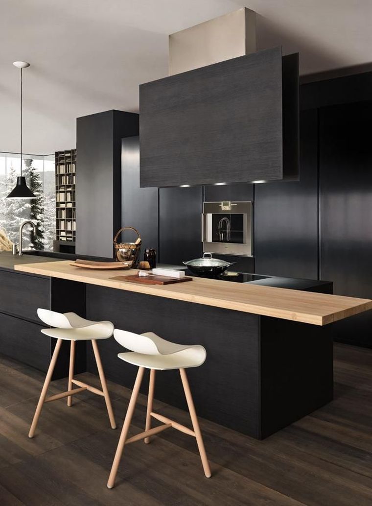 idee-arredamento-cucina-nero-e-legno-ispirazione-pinterest