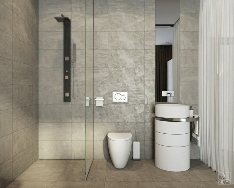 bagno piccolo doccia italiana deco