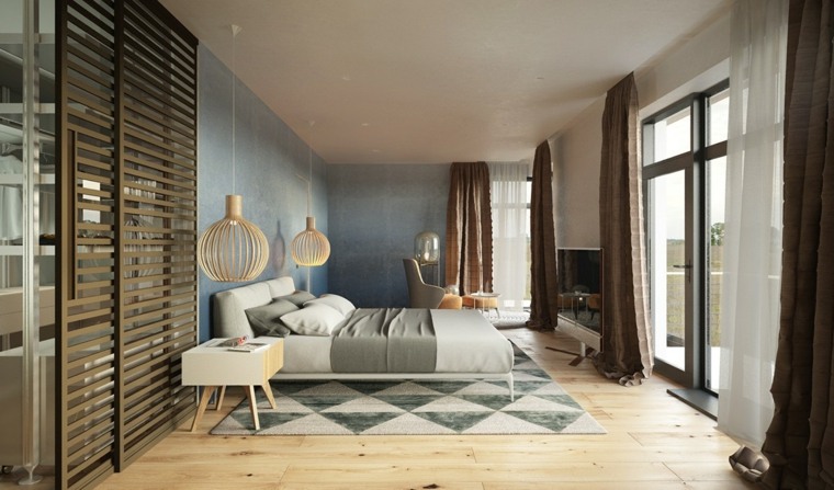 papuošti savo miegamąjį madingos spalvos modernūs baldai