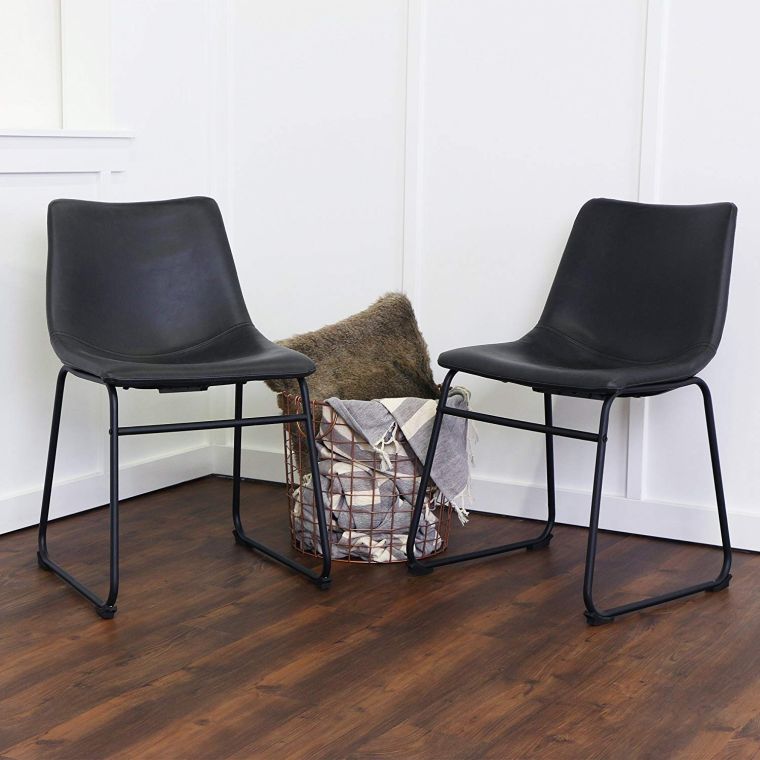 fekete székek az őszi formatervezéshez