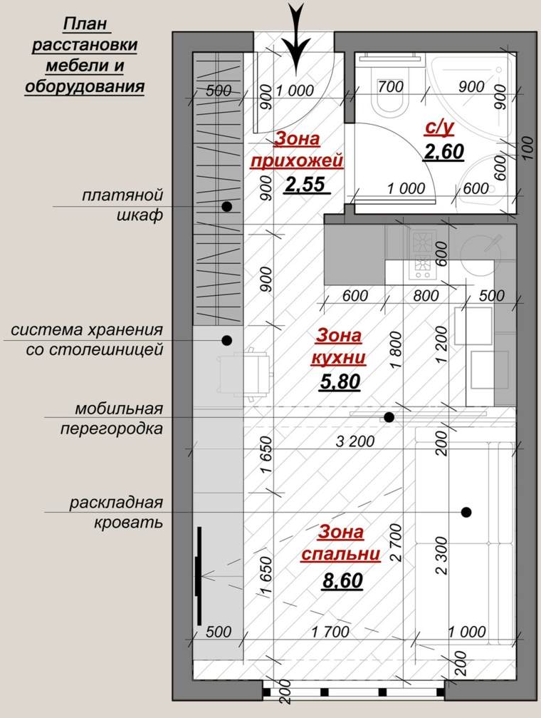 dizaino studijos buto planas