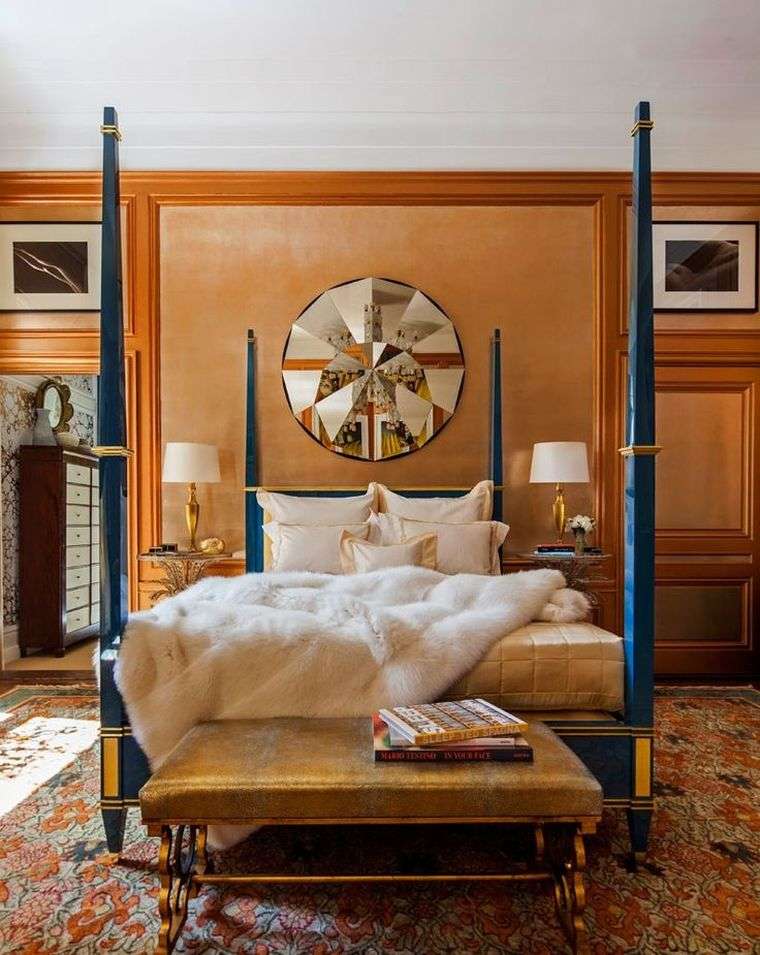decorazione-stile-chic-camera da letto-design-glamour