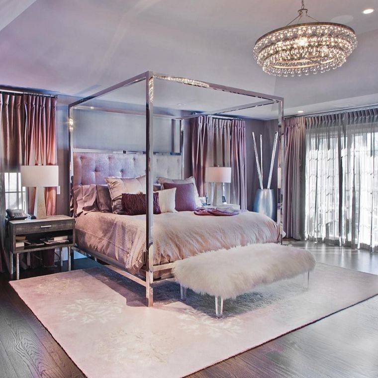 deco-glamour-camera da letto-arredamento-di-lusso-design