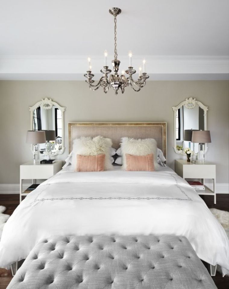 camera da letto chic-stile-glamour-letto-design-arredamento capitonne
