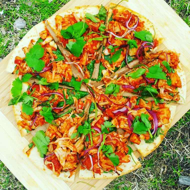 jackfruit pizza-étel-ideális-vegánok