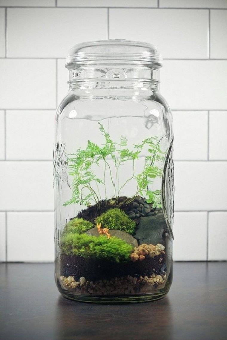 deco terrarium plant idea interijer terrarium deco