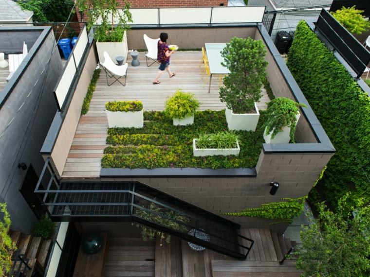 kert skandináv bútorok tetőteraszok tereprendezés