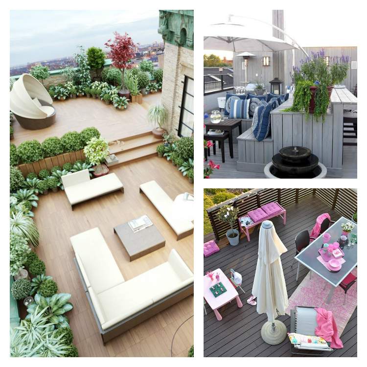 kerti tetőterasz várostervezési ötletben